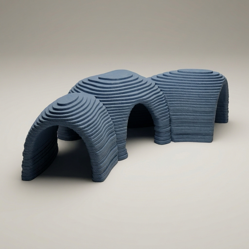 Tunel STRATA — Albastru Jeans