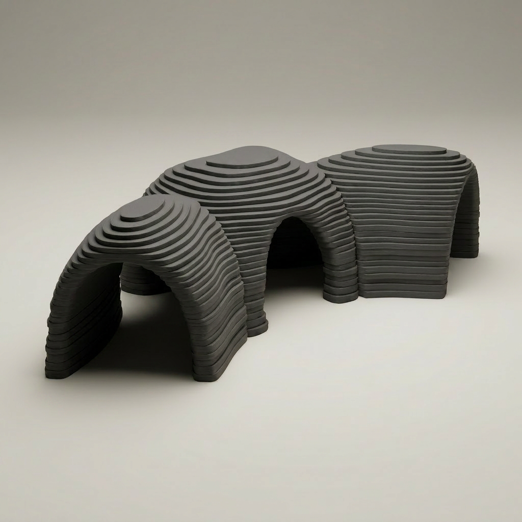 Tunel STRATA — Gri Lava