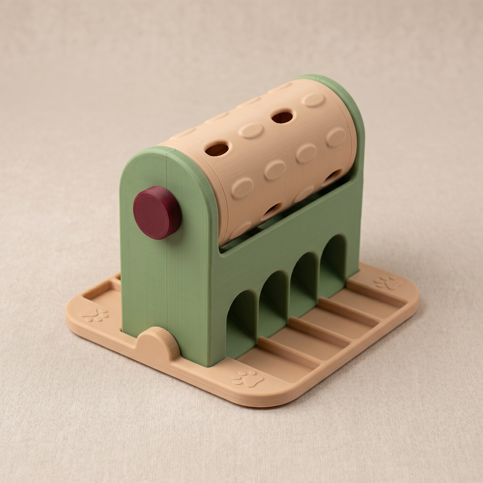PAWSPIN — Bej Stejar + Verde Matcha, packshot