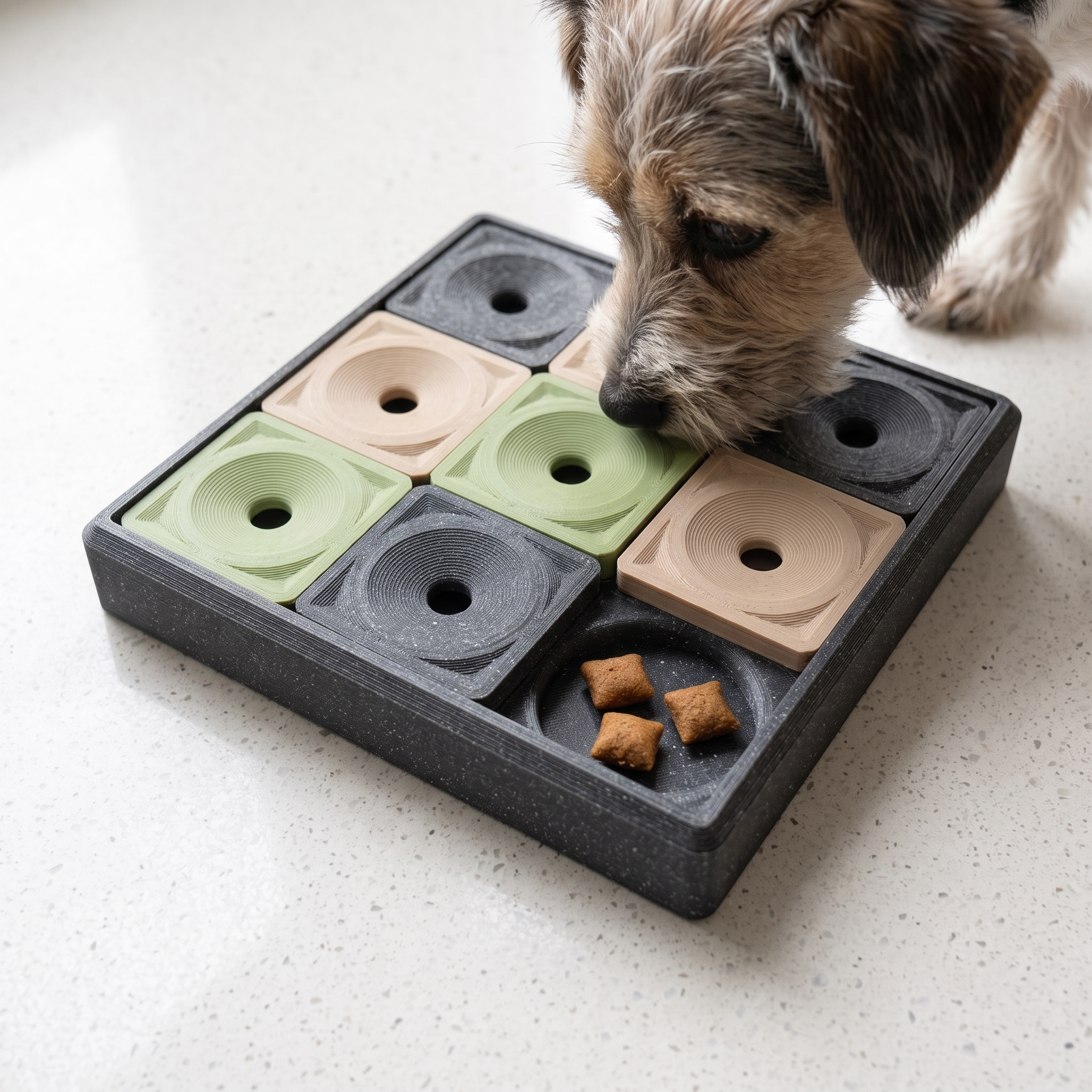 Puzzle SUDOKU — Gri Lava, câine la joacă